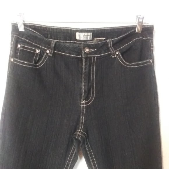 Y-Jeans women's size 15 (juniors) S. Skinny dark blue jeans - Picture 2 of 14
